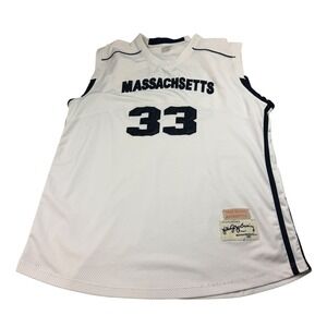 True School Authentics Julius Erving Massachusetts‎ 1971 Jersey Mens 56 White 33